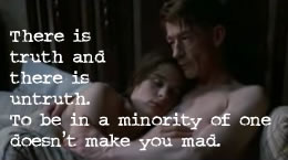 Winston speaks softly to Julia about truth