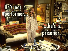 Sylvia regards Truman Burbank a prisoner